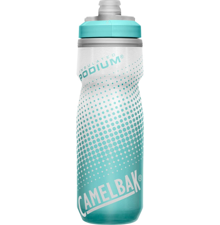 PODIUM CHILL 21OZ, TEAL DOT