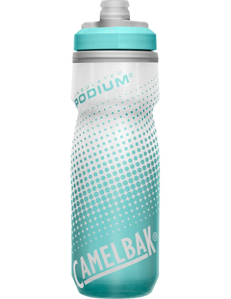 PODIUM CHILL 21OZ, TEAL DOT