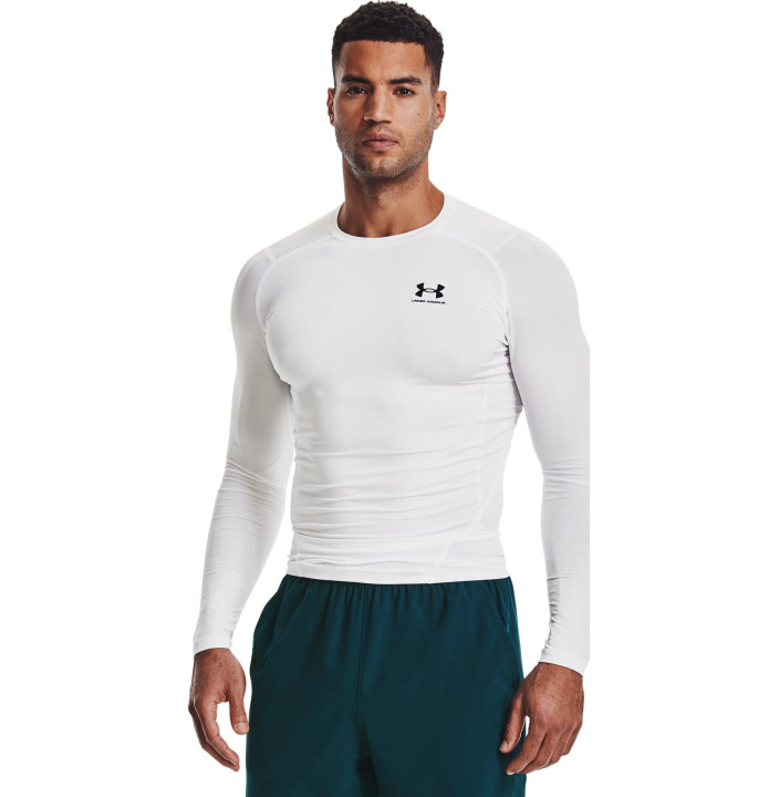 UA HG ARMOUR COMP LS-GRN