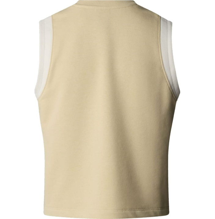 W TERRY RELAXED CROPPED TANK