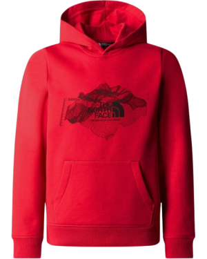 B TOPOGRAPHIC REGULAR HOODIE