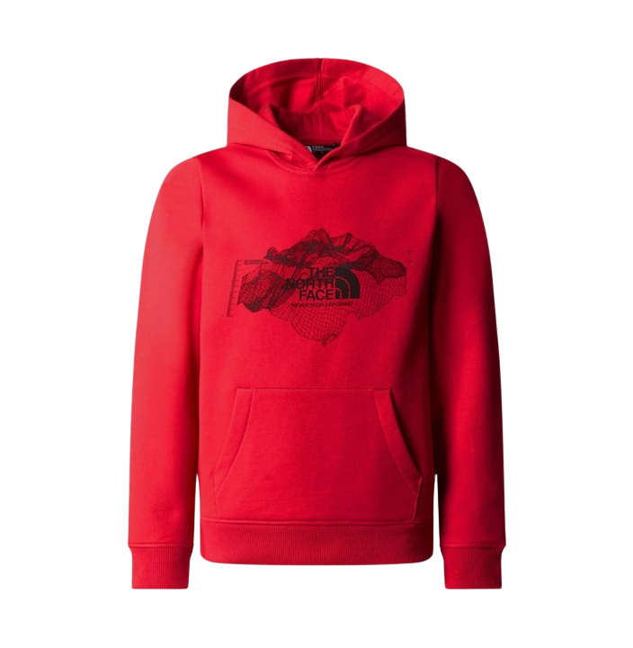 B TOPOGRAPHIC REGULAR HOODIE