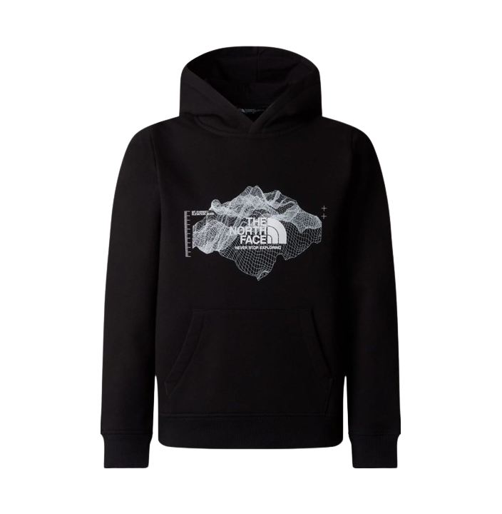 B TOPOGRAPHIC REGULAR HOODIE
