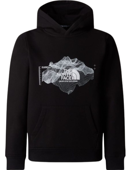 B TOPOGRAPHIC REGULAR HOODIE