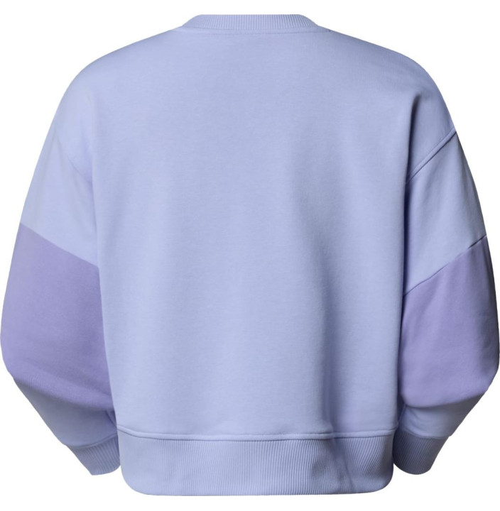 W TERRY OVERSIZED CROPPED CREW
