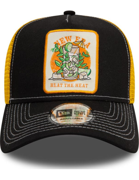 SUMMER PATCH TRUCKER NEWERA BLKGRY