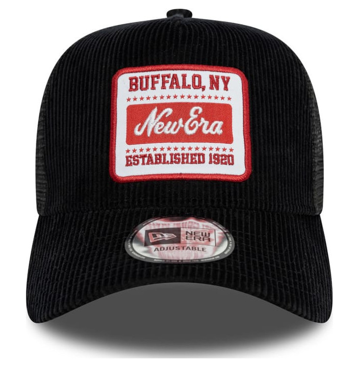 NE PATCH CORD TRUCKER NEWERA BLK