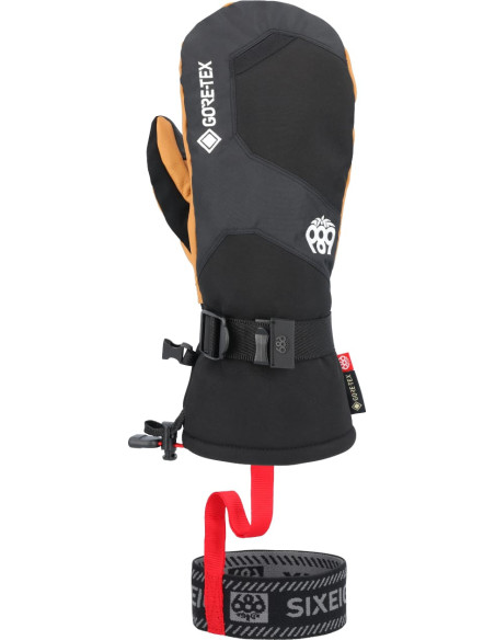 MENS GRTX LEATHER LINEAR MITT