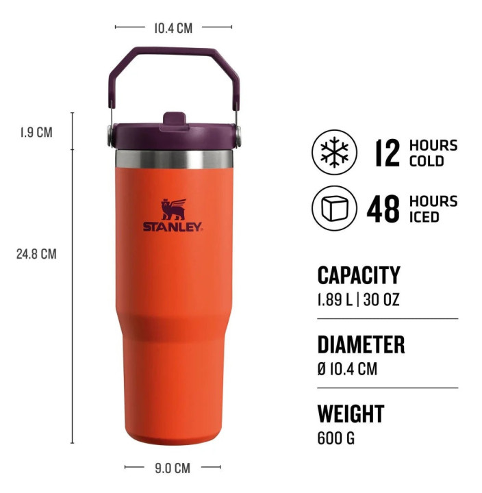 CLASSIC ICEFLOW FLIP STRAW TUMBLER 0.89L