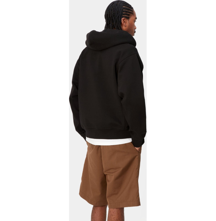 HOODED AMERICAN SCRIPT JACKET