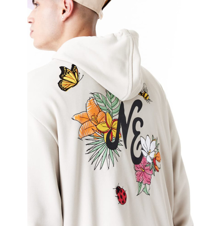 NE FLORAL GRPHC OS HOODY NEWERA