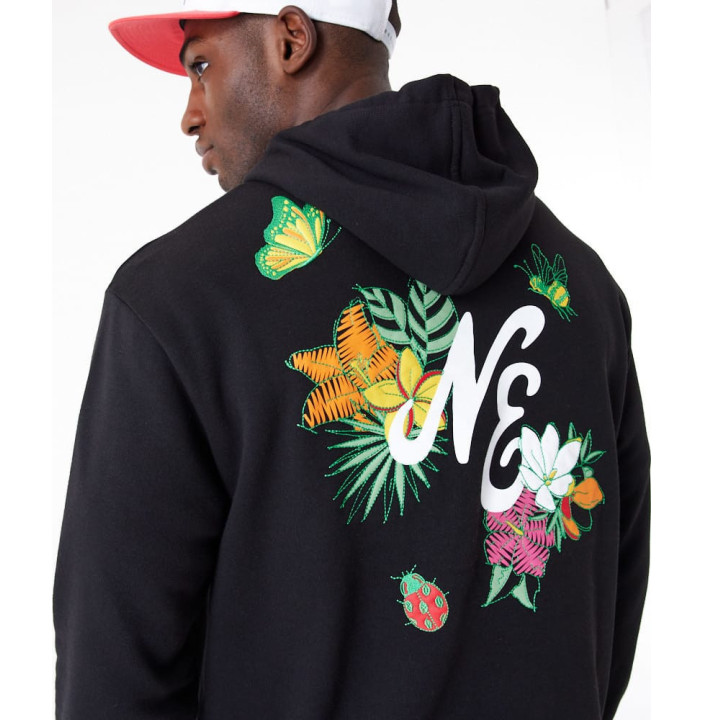NE FLORAL GRPHC OS HOODY NEWERA