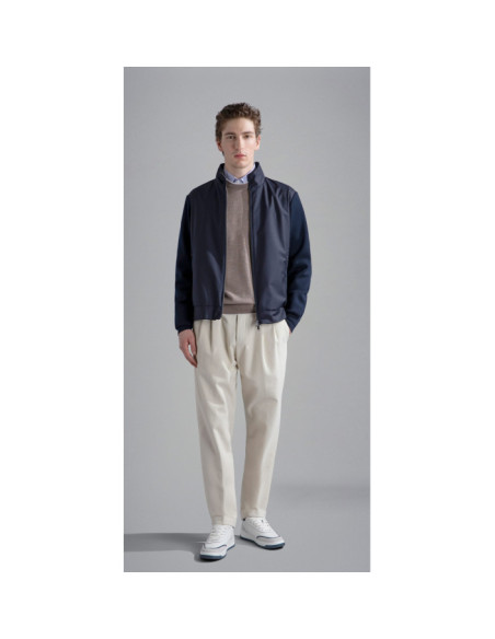 MEN'S ZIPPED PULLOVER    