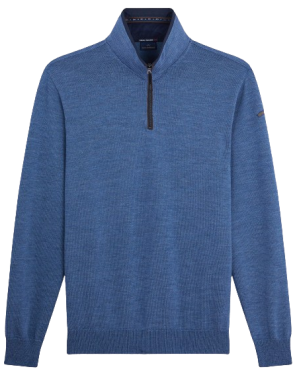 MEN'S ZIPPED PULLOVER