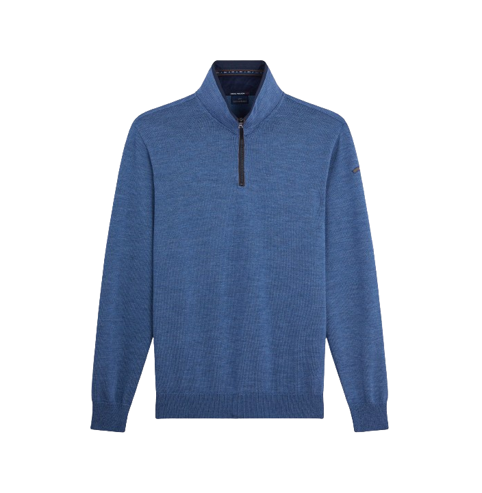 MEN'S ZIPPED PULLOVER    