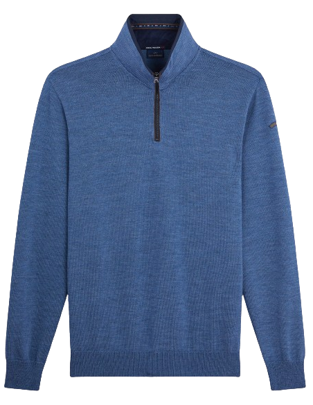 MEN'S ZIPPED PULLOVER    