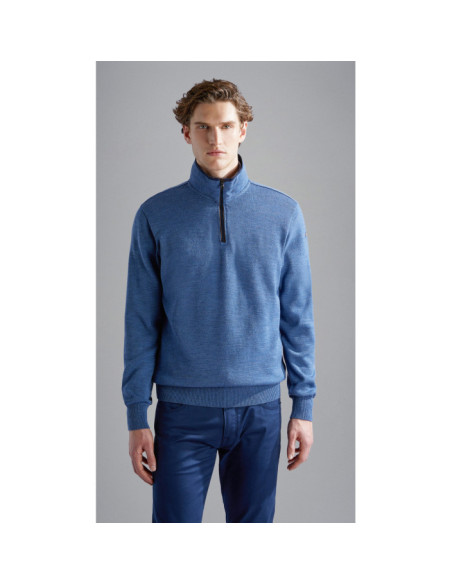 MEN'S ZIPPED PULLOVER    