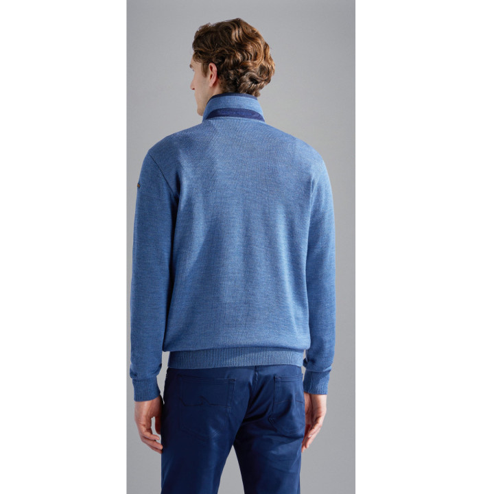 MEN'S ZIPPED PULLOVER    