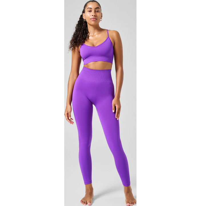 Casall Seamless Graphical Rib High Waist Tights