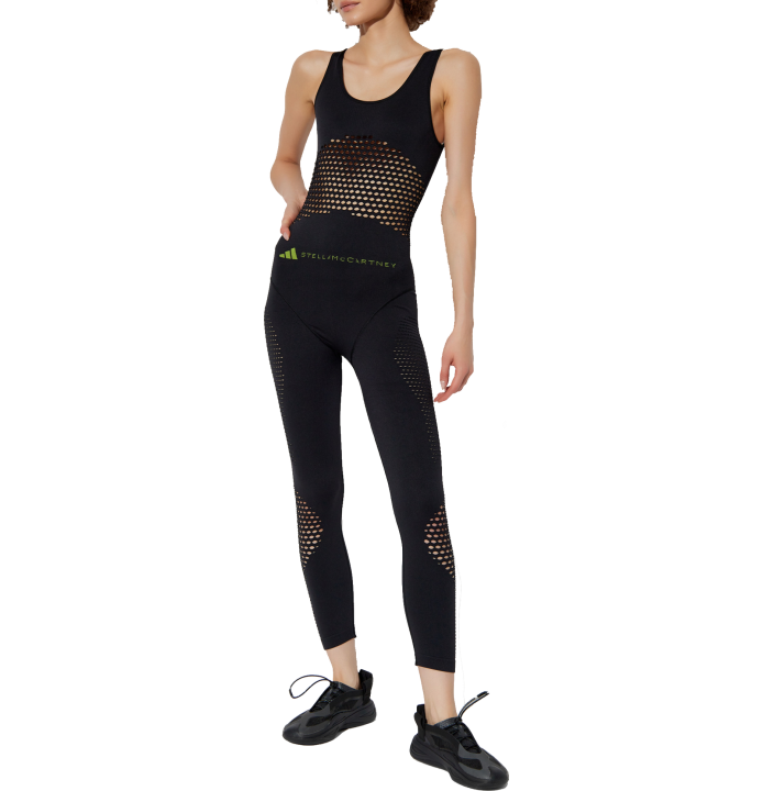 ASMC TST ONESIE ADIDAS BY STELLA MCCARTNEY BLACK SPORTS JUMPSUIT