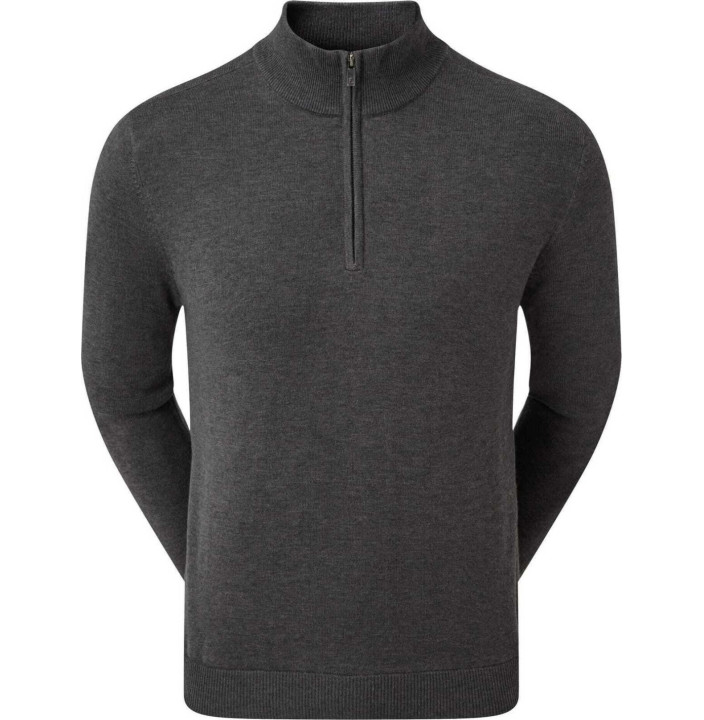 HALF-ZIP LINED PULLOVER