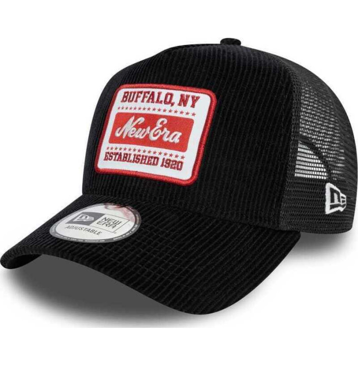 NE PATCH CORD TRUCKER NEWERA BLK