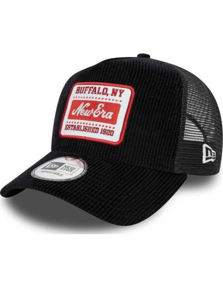 NE PATCH CORD TRUCKER NEWERA BLK
