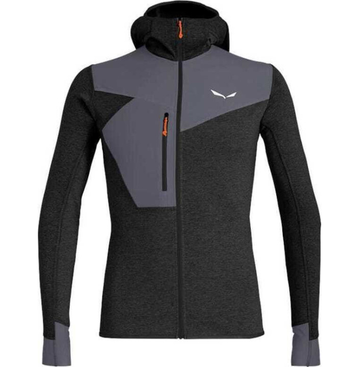 PUEZ 2 DRY M L S HOOD FZ TEE