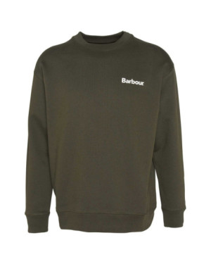 BARBOUR BRUSHED NICHOLAS OS CREW NECK SWEATSHIRT