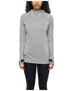 WOMEN MISSION GRID FLEECE HOODY