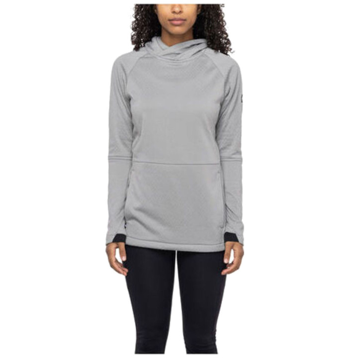 WOMEN MISSION GRID FLEECE HOODY