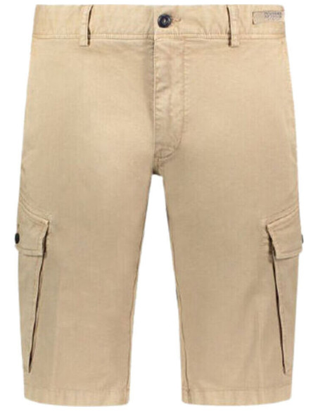 SOFT STRETCH ORGANIC COTTON CARGO BERMUDA