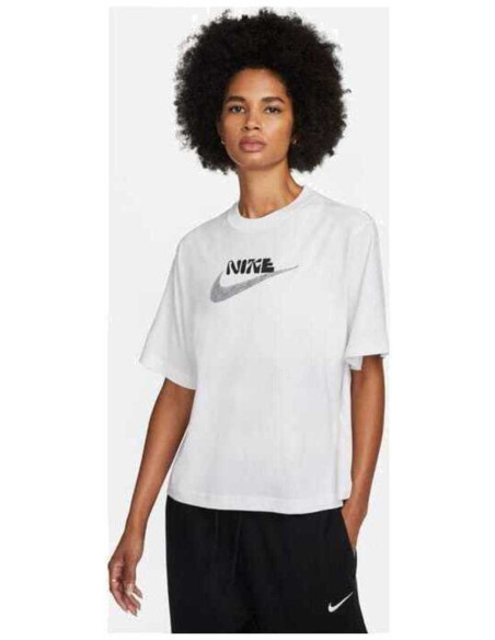 W NSW TEE BOXY FW FIBER