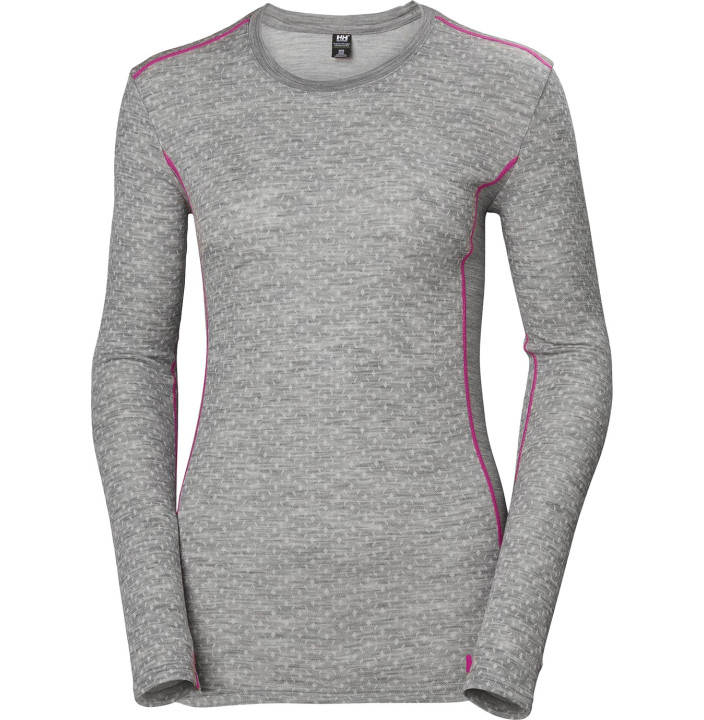 W MERINO MID GRAPHIC LS