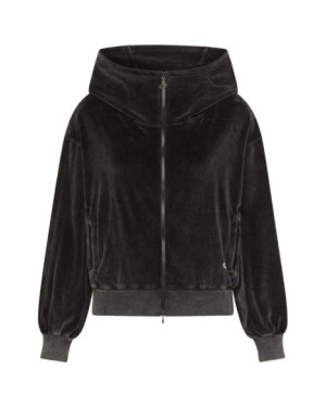 MARBLED CHENILLE FULL ZIP HOODIE