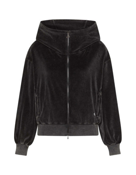 MARBLED CHENILLE FULL ZIP HOODIE