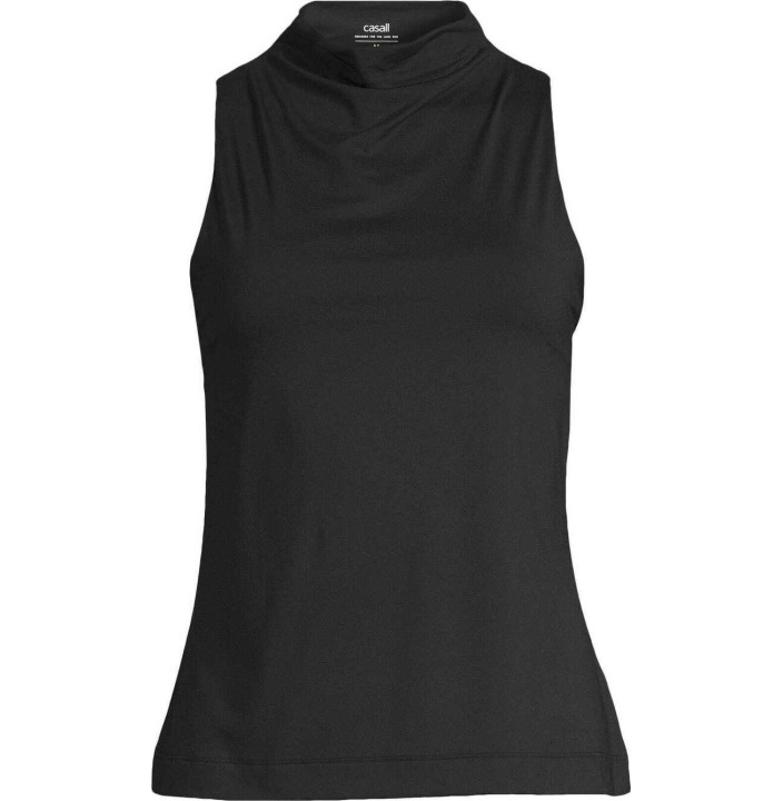 DRAPY FUNNEL NECK TOP