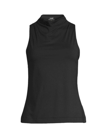 DRAPY FUNNEL NECK TOP