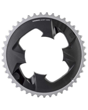 SRM PLATO ROAD FORCE WIDE  AXS  2X12 43T 94 BCD POLAR GREY W