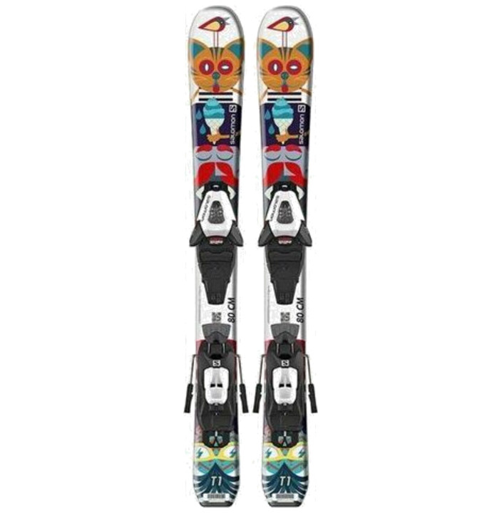 SKI SET L T1 JR XS + C5 GW J75 WHT MU 90