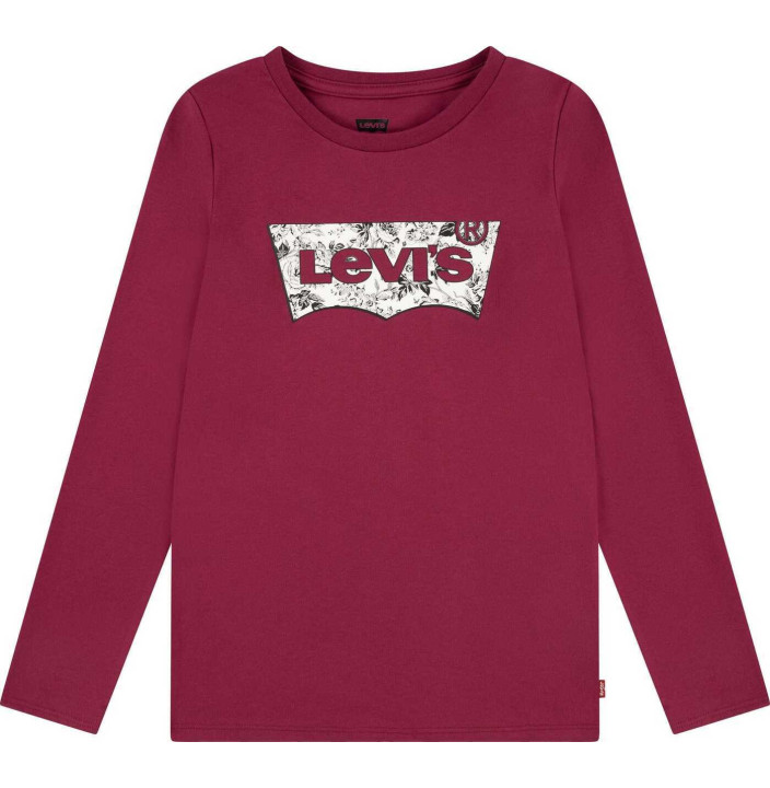LVG ROSE BATWING FILLS LS TEE