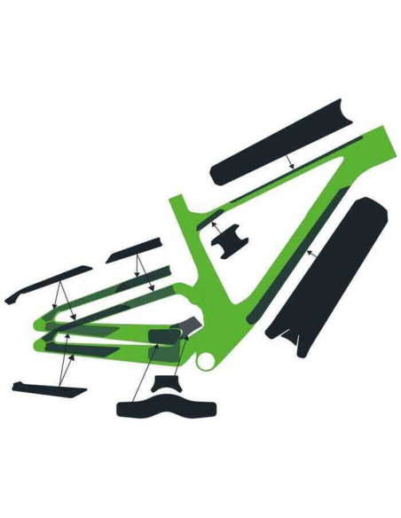 KIT PROTECCION CUADROS SPARK CARBON KIT PROTECCION CUADROS SPARK CARBON