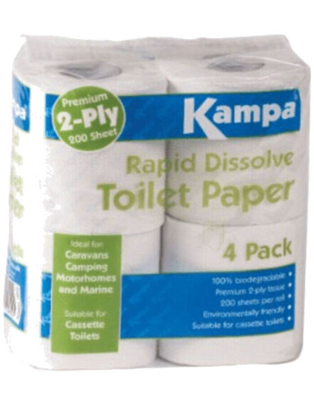 RAPID DISSOLVE TOILET PAPER