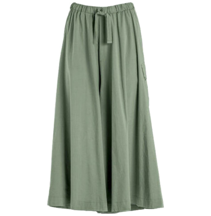 POPLIN COULOTTE PANTS