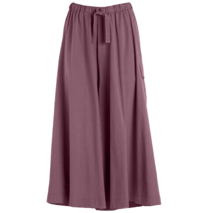 POPLIN COULOTTE PANTS