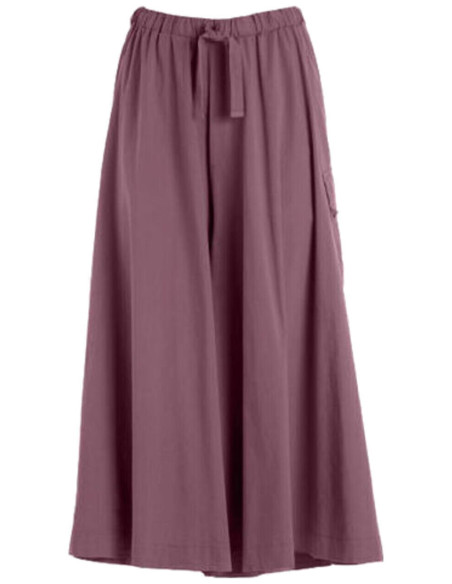 POPLIN COULOTTE PANTS