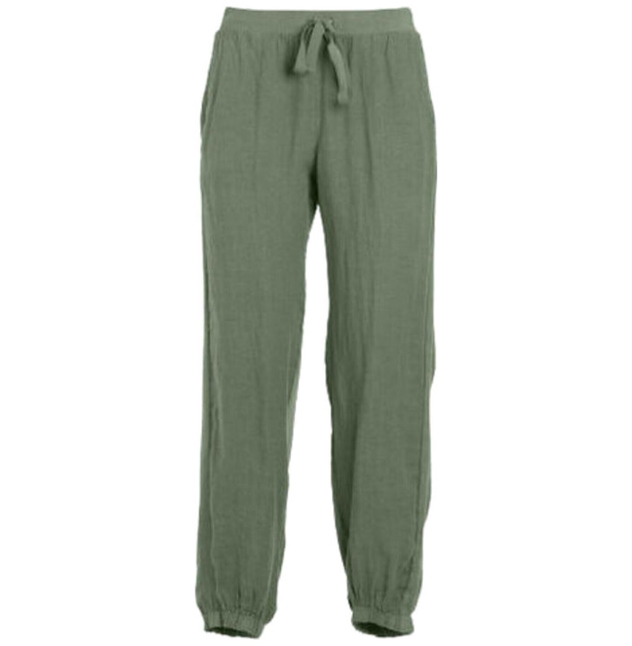 MIXED LINEN SWEATPANTS