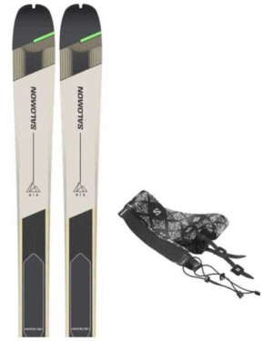 SKI SET T MTN 86 CARBON + SKINS RAIN 172