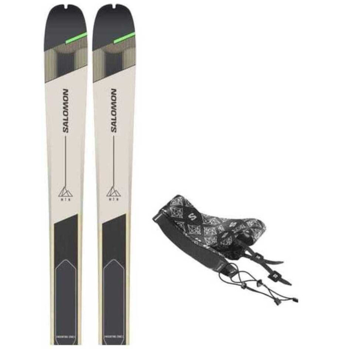 SKI SET T MTN 86 CARBON + SKINS RAIN 172