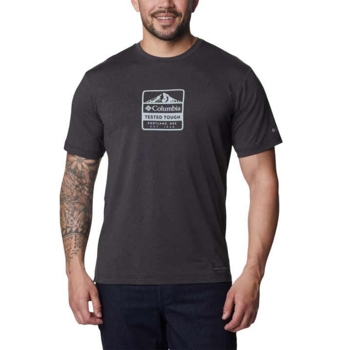 TECH TRAIL FRONT GRAPHIC SS TEE